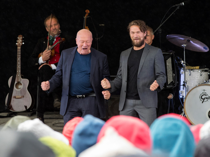 To generasjoner Oftebro spiller Peer Gynt i årets oppsetning. Foto: Heiko Junge, NTB scanpix.